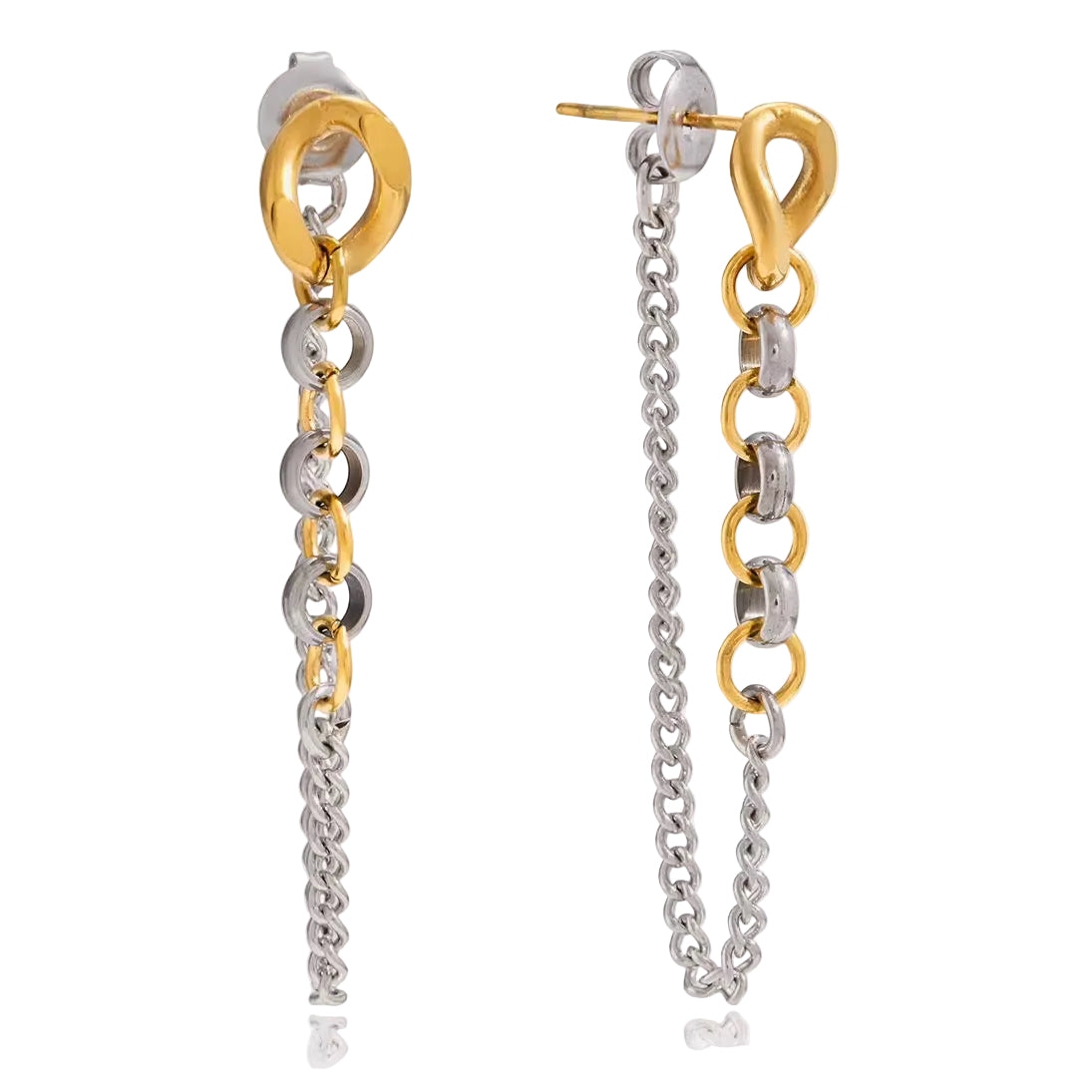 Interlock Chain Earrings