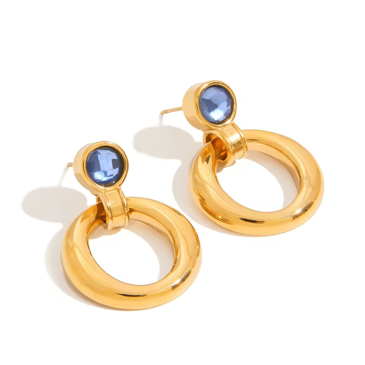 Azure Halo Earrings