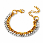 Mixed Metals Statement Bracelet