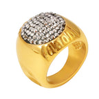 Noir Halo Ring
