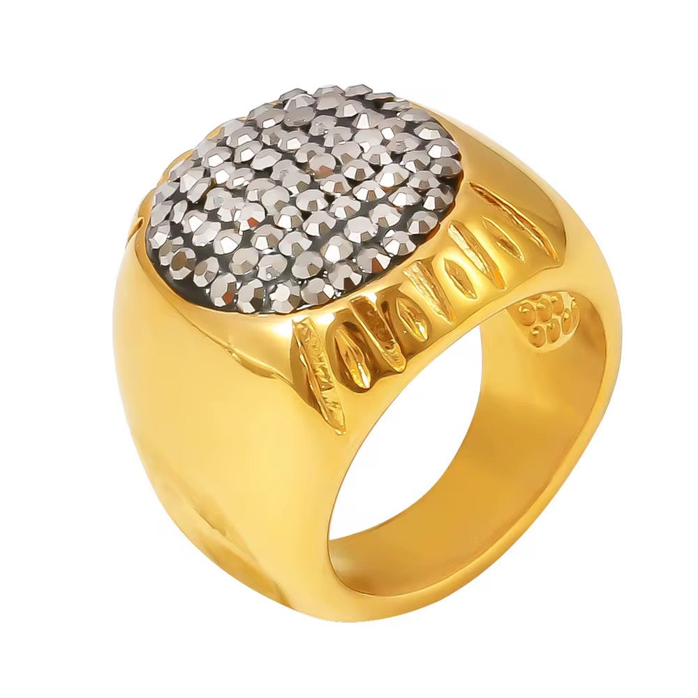 Noir Halo Ring