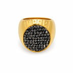 Noir Halo Ring