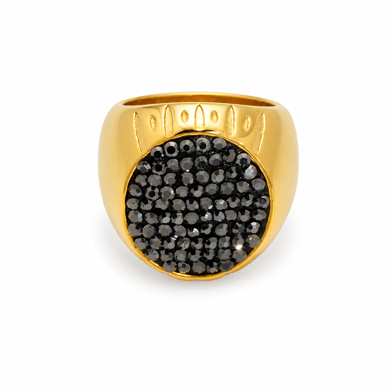 Noir Halo Ring