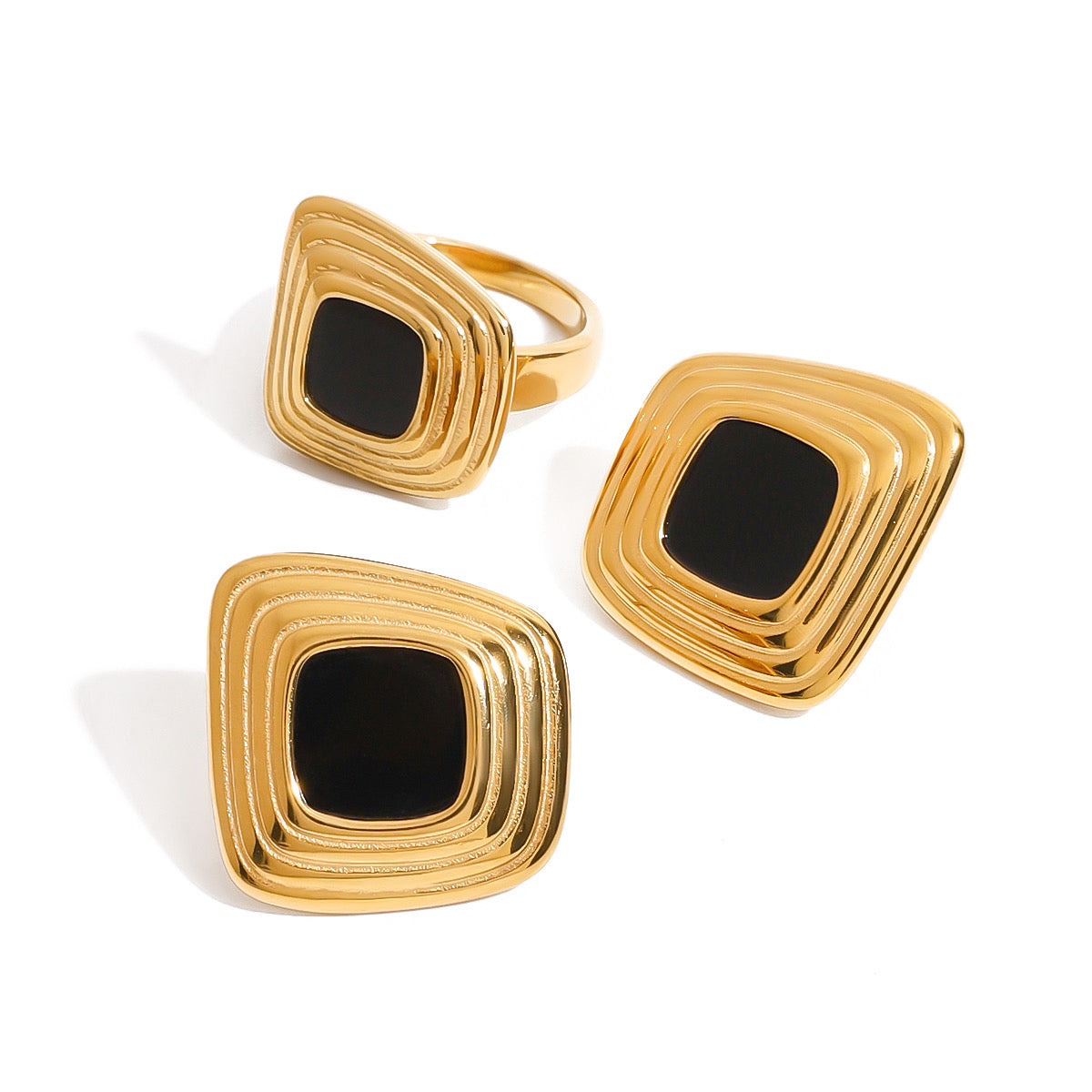 Midnight Frame Earrings