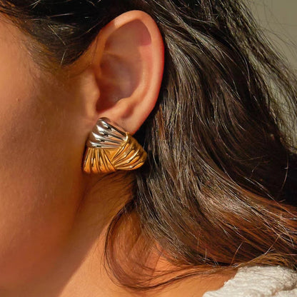 Folded Luxe Earrings