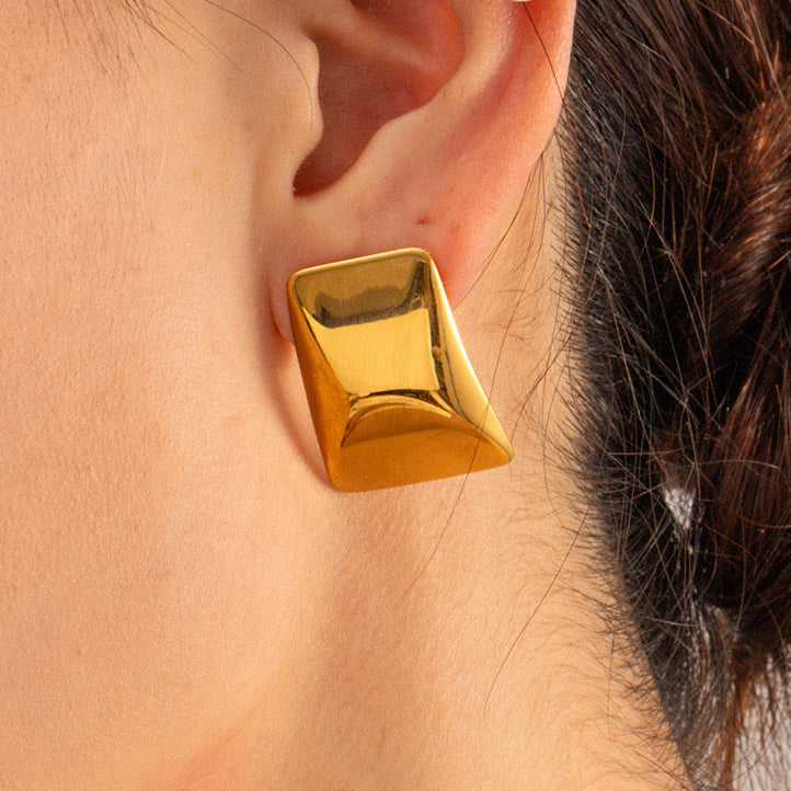 Sculpted Peak Earrings