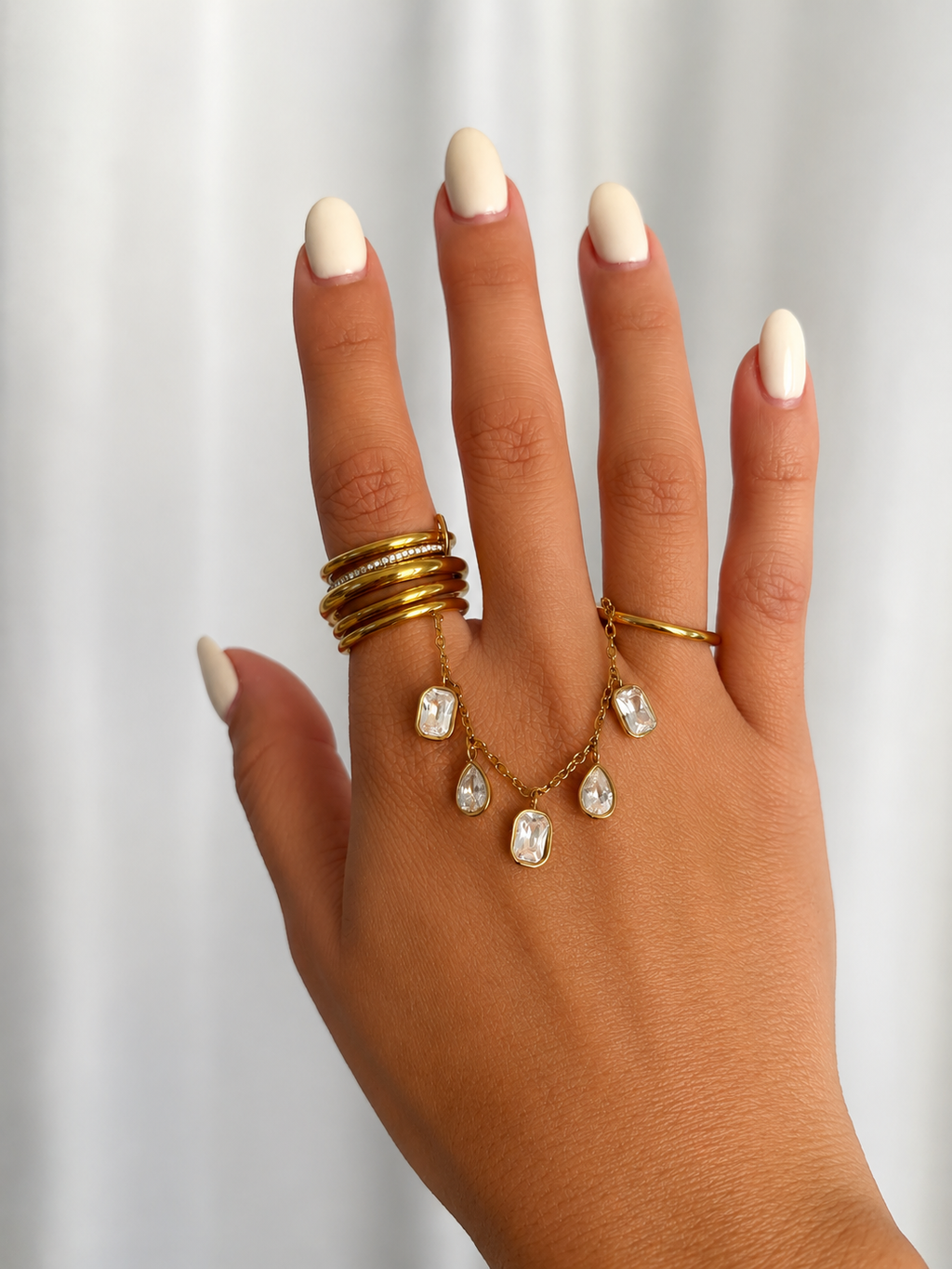Isla Double Chain Ring