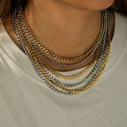 Mixed Metals Statement Necklace