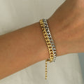 Mixed Metals Statement Bracelet