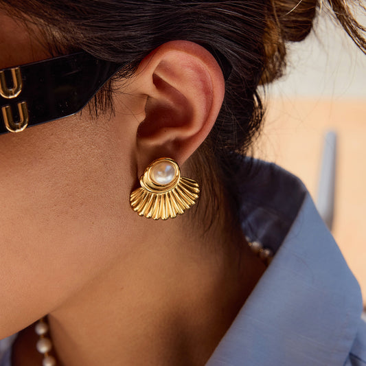 Shell Blossom Earrings